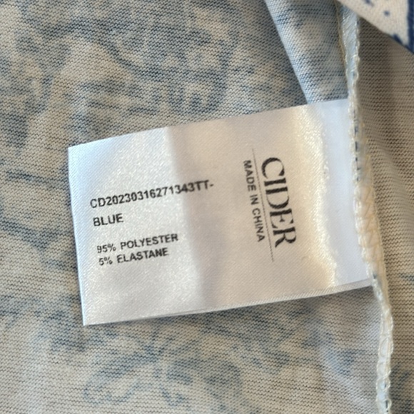 NEW Toile De Jouy Square Neck Tank Top - Picture 8 of 12